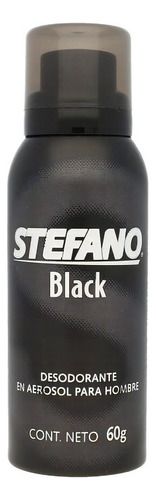 Desodorante Stefano Black Spray 60g