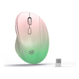 Mouse Micropack Inalambrico/verde Rosado