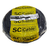 Rolo 100 Metros Cabo Flexível 750v 6mm Preto Sccable