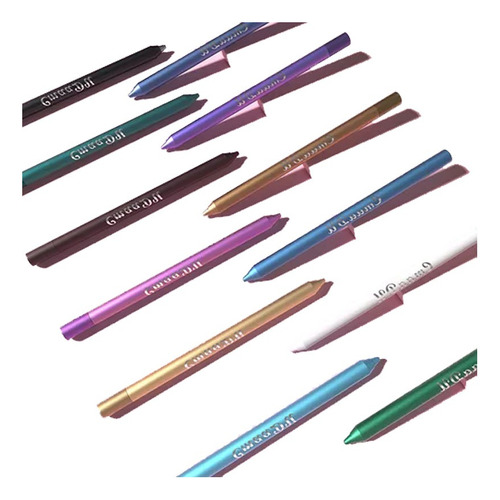 Caneta Eyeliner Cor, 12 Cores, Caneta Eyeliner#