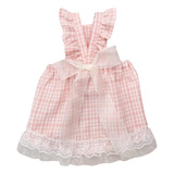 Qwinee Vestido De Perro A Cuadros Bowknot Cat Princesa Vesti