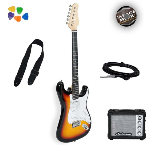 Guitarra Eléctrica Stratocaster Original Funda Amplificador 