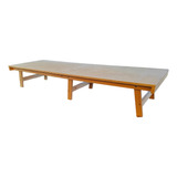 Mesita Picnic Plegable De Madera Natural Tipo Portafolio 180