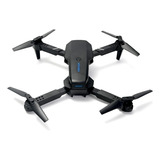 Mini Drone Con Doble Camara 4k Hd E88 Rc 360° 2 Baterias App Color Negro