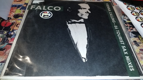 Falco Vienna Calling (86 Tourist Sax Mixes) Vinilo Blanco Uk