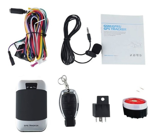 Alarma Gps, Inmovilizador Moto Kit Control, Sirena Y Chip