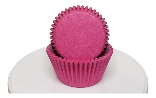 500 Capacillos Estándar Rosa #72 Cupcake Mufin Reposteria