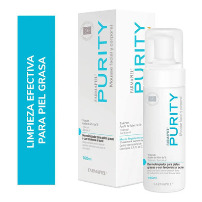 Purity Dermolimpiador Espuma Ácido Láctico 160ml Piel Grasa Antiacné | Envío gratis