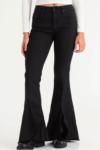 Pantalon De Jeans Super Oxford Black Good De Mujer 