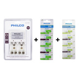 Cargador Philco Para Pilas Recar. + 5 Pilas Aa + 5 Pilas Aaa