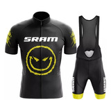 Uniforme Ciclismo Mtb Ruta Completo Short Pad Y Jersey Srm 