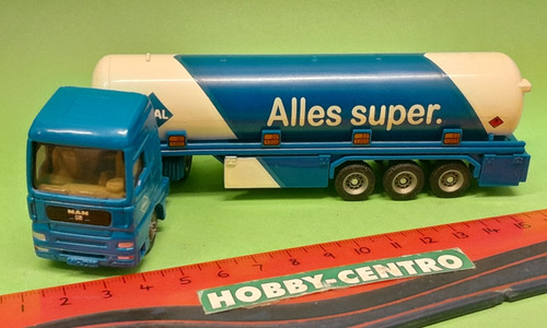 Siku  1/87 Camion Man Semi 5 Ejes Aral Cisterna 