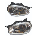 Jgo O Par De Faros Chevy C1 Lisos 1994 Al 2003 De Cristal