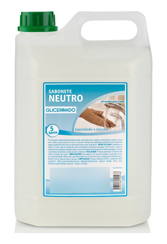 Sabonete Liquido Glicerinado Neutro Premisse Galão 5 Litros