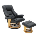 Sillon Reclinable Elegante Giratorio Otoman Taburete Vanlig®