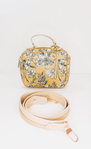 Bolsa Crossbody Westies Estampado Floral Nueva Con Etiquetas