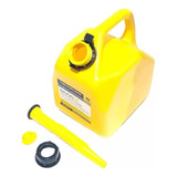 Bidón De Nafta Gasoil 5 Litros Aquafloat Con Pico Vertedor Amarillo  Ahora 12 18
