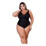 Maiô Transpassado Plus Size Tamanho Especial Grande Até 52 