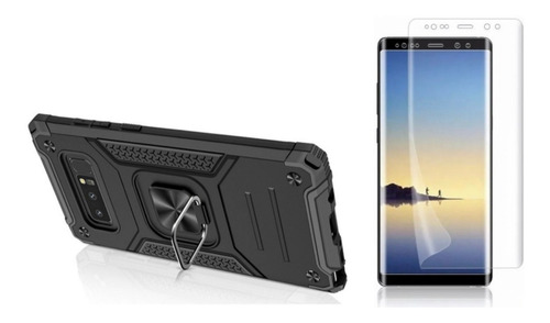 Pelicula + Capa Suporte Compatível Com Samsung Galaxy Note 8