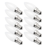 10pcs Mini E12 Led Candelabro Bombillas 1.5w Ac 230v Para