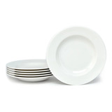 Plato Hondo 23 Cm Porcelain Premium Rak Banquet V