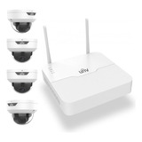 Sistema Vigilancia Wifi Con 4 Camaras Domo Ip67 Visión Noctu