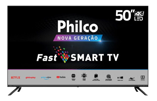 Smart Tv Philco 50 4k Led Uhd  Ptv50g70s - Bivolt