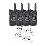 4 Motorola Walkie Talkie Bidireccional Cls1110 Con 4 Auricul