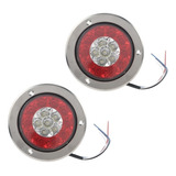 Luz Trasera Para Remolque De Camión 16led - Rojo Y Blanco