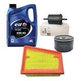 Kit Filtros + 4lts Aceite Elf 10w40 Clio Kangoo Sandero 1.6