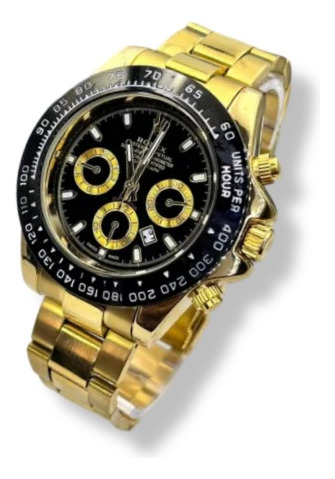 Relógio De Banho Duplo Ouro 18k Daytona