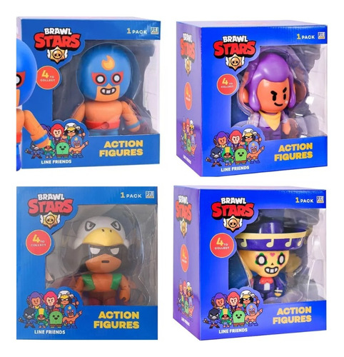 Figura Brawl Stars Articulada 16,5cm Caffaro 6500 X 1 Un