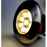  Empotrable De Piso Led 9w=90watts Exterior Luz Calida