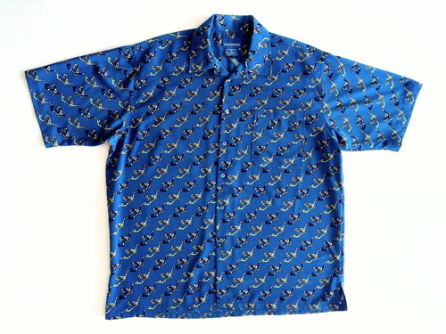 Camisa Hawaiana Tropical Surf Floreada Talle Xl 743