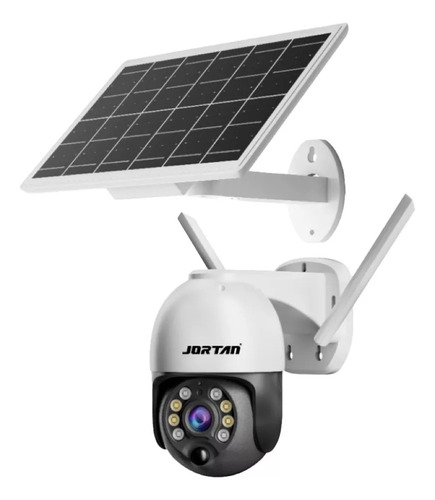 Camara Seguridad Exterior Panel Solar Wifi Jortan Original