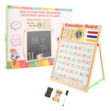 Tablero De Dibujo Infantil Pizarra Magnética Doble Cara