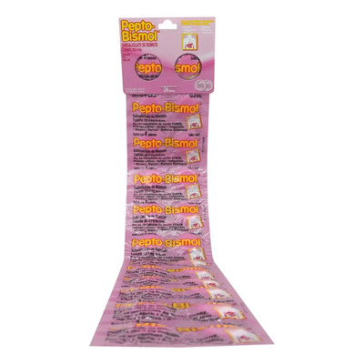Pepto Bismol Tabletas Sabor Anís 262 Mg, 24 Tabletas | Envío gratis