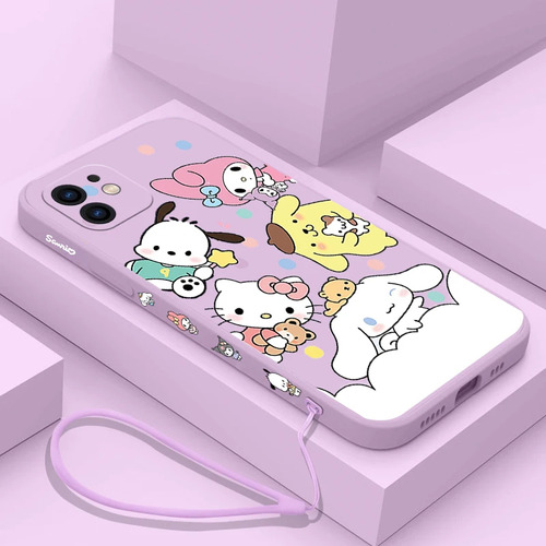 Funda De Teléfono Hello Kitty Sanrio Cinnamoroll Para iPhone