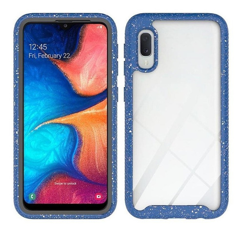 Para Galaxy A10e A Prueba De Golpes Starry Sky Pc+funda Prot