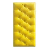 Paneles De Pared 3d Autoadhesivo Amarillo (23.62 X 11.81'')