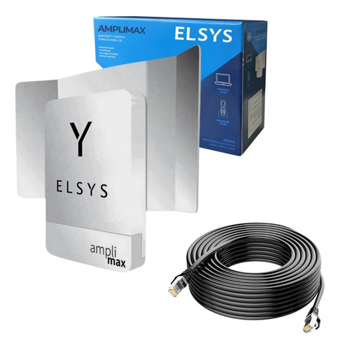 Antena Elsys Amplimax 4g + 10 Metros Cable Internet Rural