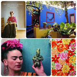 Planilla De Stickers Frida Kahlo Mod 2 Aprox 28cm