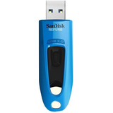 Pen Drive 32gb Sandisk Sdcz48-032g (rb) Usb 3.0 Azul / Preto