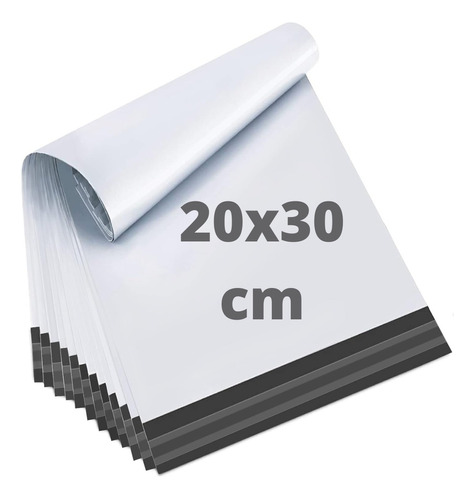 Envelope Plástico De Segurança Para Correios 20x30 100 Un
