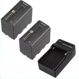 2 Baterias 1 Carga Np-f750 Para Camaras Sony Y Lamparas Led