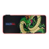 Gaming Mouse Pad Dragon Ball  Luz Led Multicolor Cable 1.5 M Color Verde Diseño Impreso Shen Long