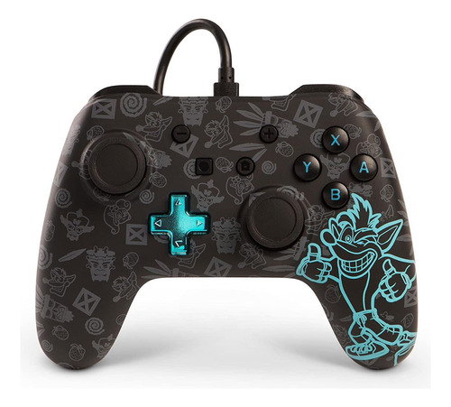 Controle Powera Wired Com Fio - Crash Bandicoot - Switch