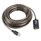 Cable Extension Usb 2.0 Activa Amplificada 10 Mts.