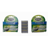 * Repuesto De Cartuchos Schick Quattro - 2 Unid. Pack X 4 * 