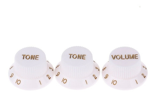 Knobs Perillas Para Guitarra Stratocaster W (fender, Squier)